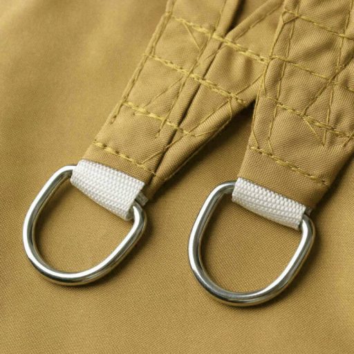 Napvitorla - árnyékoló teraszra, háromszög alakú 3x3x3 m Homok színben - Poliészter anyagból