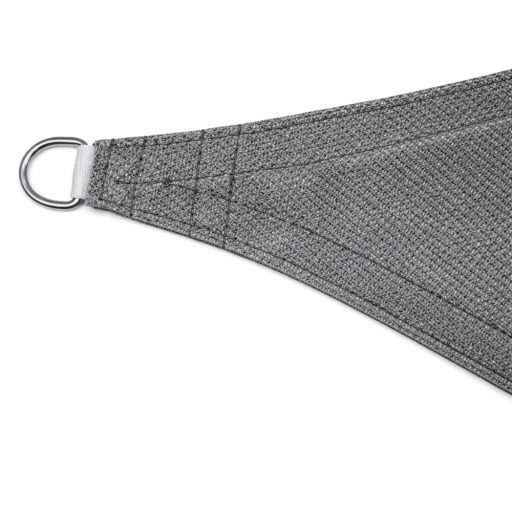 Napvitorla - árnyékoló teraszra, háromszög alakú 5x5x7 m Grafit színben - HDPE anyagból