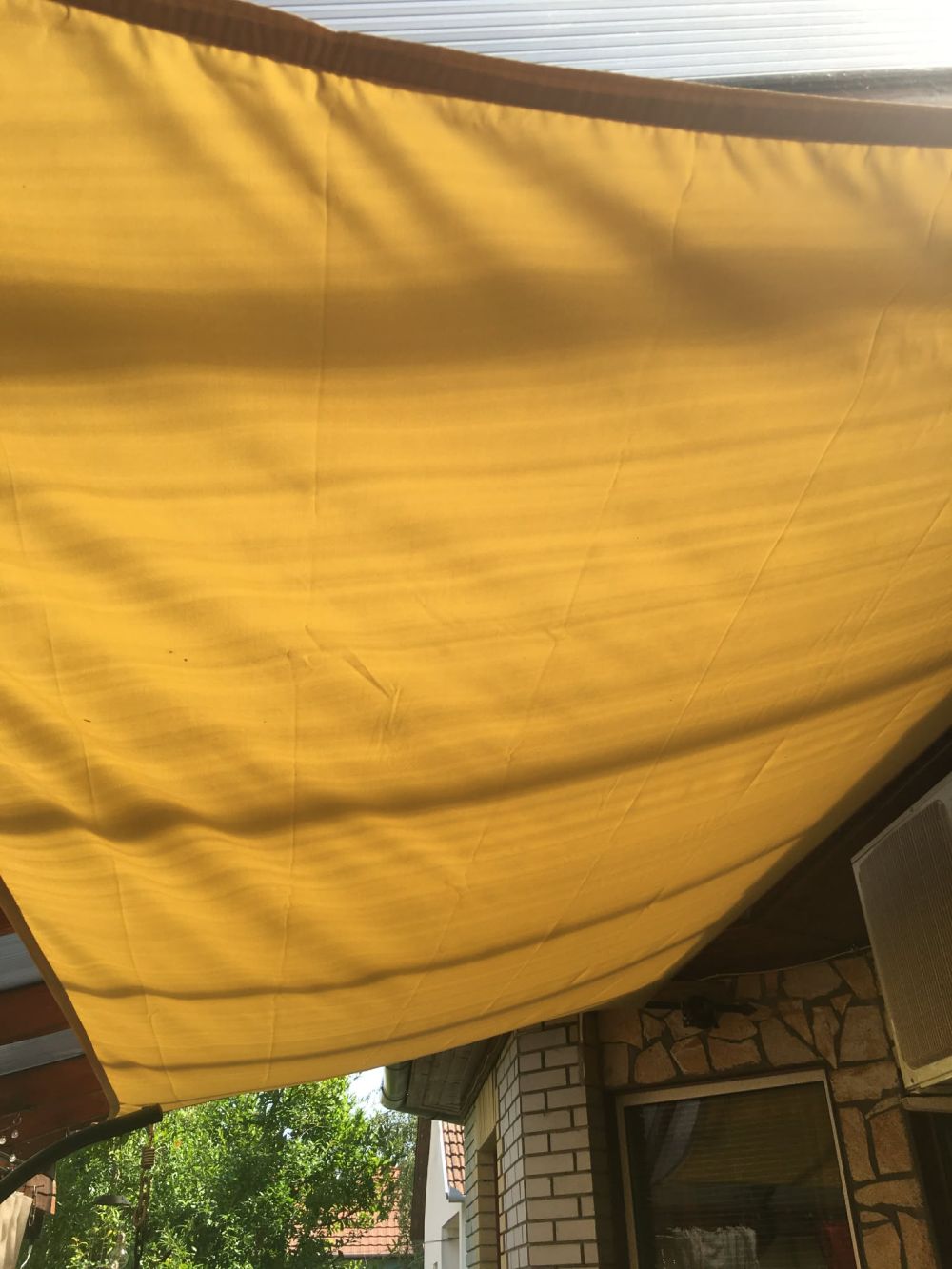 Napvitorla - árnyékoló teraszra, négyszög alakú 3x5 m Grafitszürke színben - Prémium HDPE anyagból